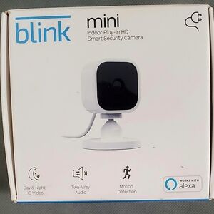 Blink Mini Indoor Plug-In HD Smart Security Camera